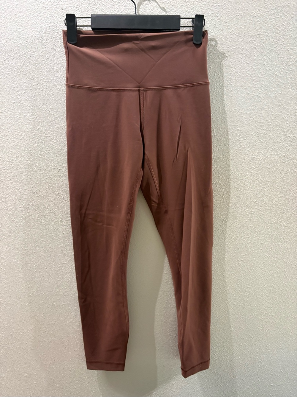Lululemon High Waisted Ankle Leggings Chestnut Warm Brown Size 6